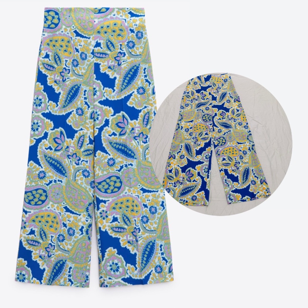 New Zara wide leg pants in size Xs